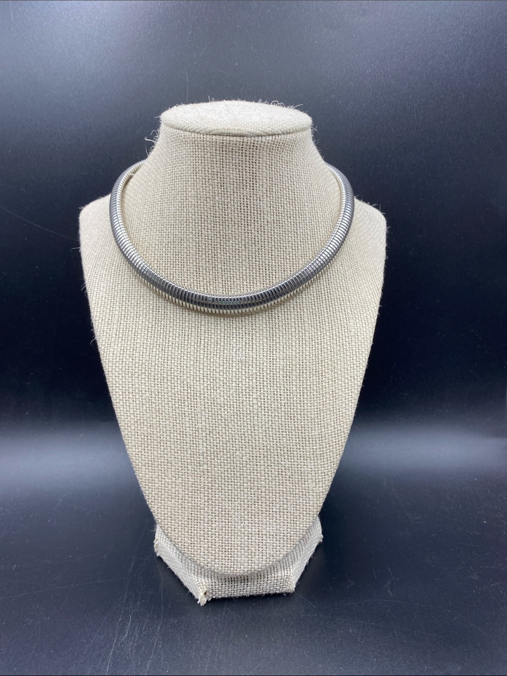 Gaspipe Flexible Flat Snake Chain Tubogas Choker Vintage
